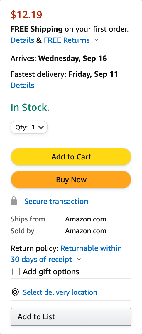 amazon buy box