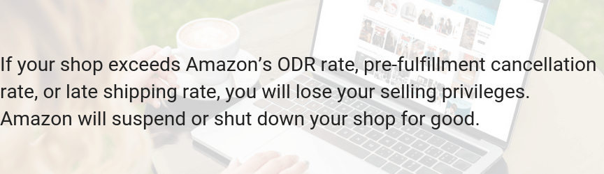 A statement on Amazon's seller metric, order defect rate (ODR)