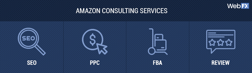 The types of services an Amazon consultant offers