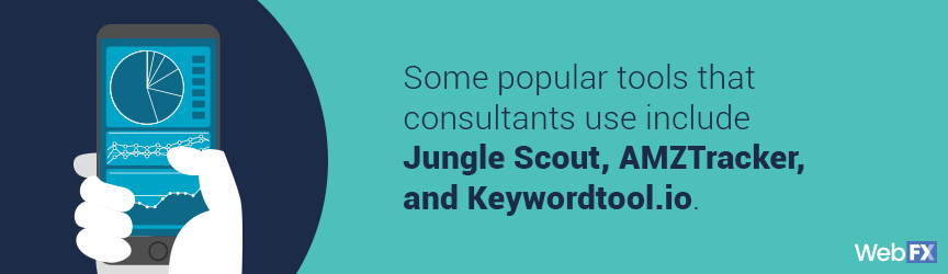 The types of tools used by Amazon consultants