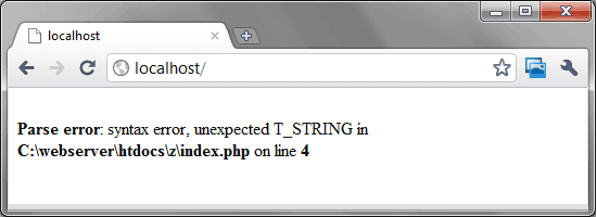 12 03 parse error