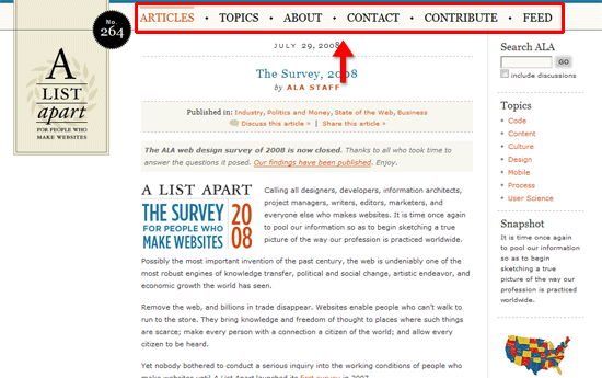 Trying To Navigate Website Navigation