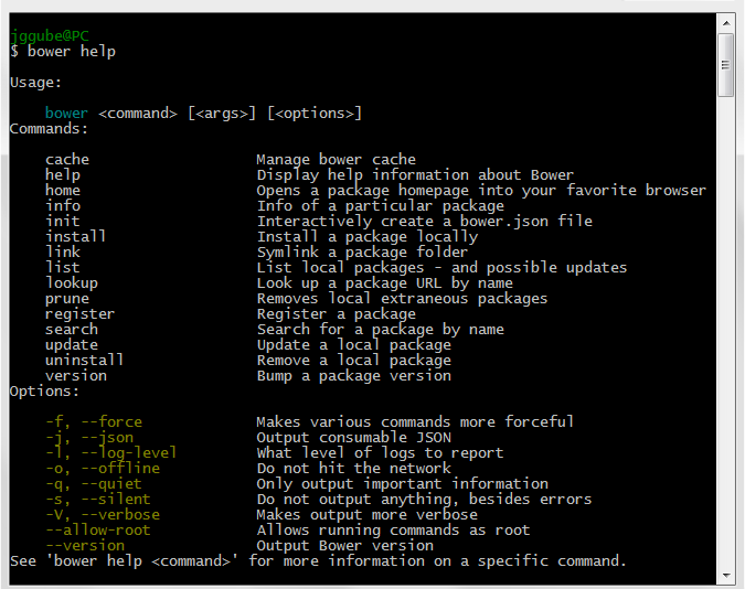 images Bower Install Command Not Found bower beginner s guide