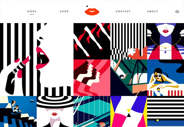 Portfolio website: Malika Favre