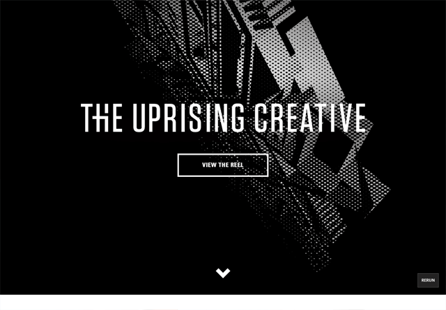 Portfolio website: The Uprising Creative