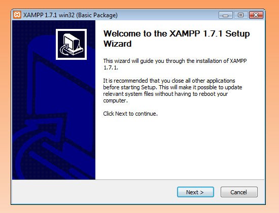 XAMPP Setup Wizard