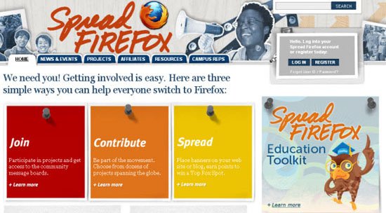 Spread Firefox