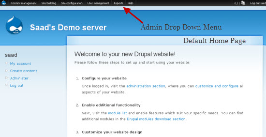 Drupal's Administer Page: A Crash Course