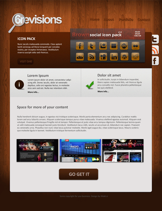 free psd template 6r wooden portfolio portfolio psd template free download