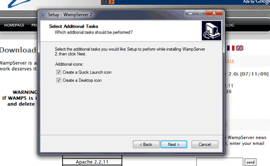 Download and Install WampServer