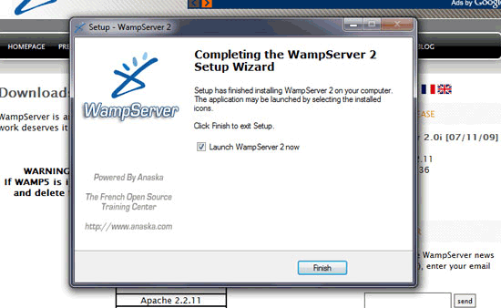 03 09 wampserver finished