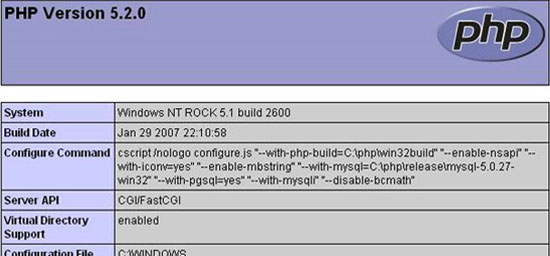 Set Your PHP Configuration Settings