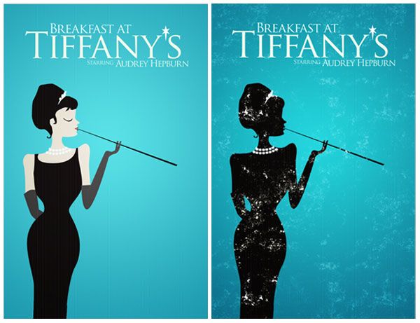 vintage inspired movie poster in photoshop