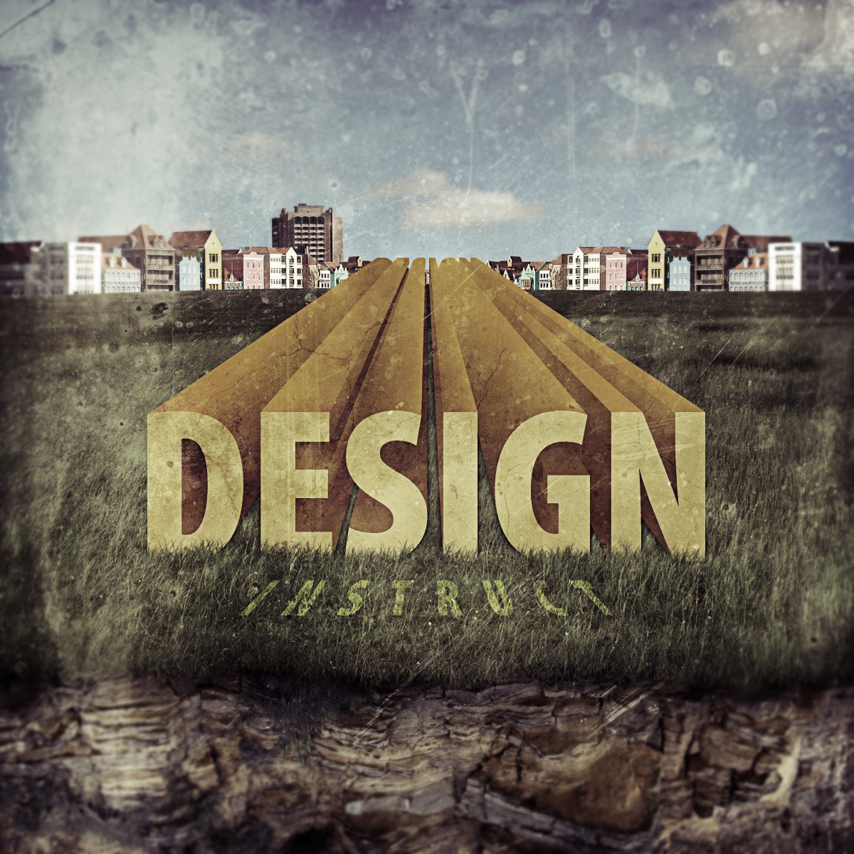 Machu Picchu blik Mappe Create Stunning 3D Text in a Grungy Landscape | Photoshop Tutorial