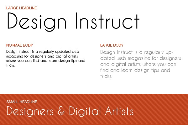 font collection 10 free thin sans serif fonts
