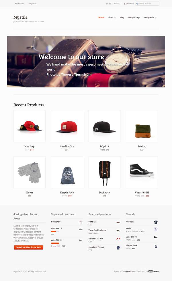 Wordpress Ecommerce Themes Free Wordpress Ecommerce Themes Free