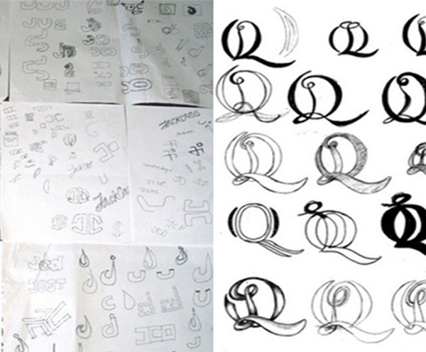 Monogram Logo Design Process From Sketch To Finished  YouTube