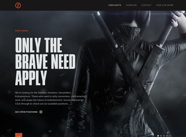 30 Beautiful Dark Websites For Inspiration