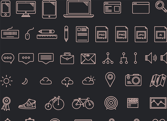 40 Free High-Quality Line Icon Sets