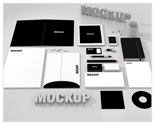 Download 40 Beautiful Branding Mockup Templates For Download Free PSD Mockup Templates