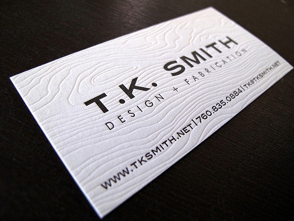 28 Beautiful Debossed Business Cards for Inspiration | WebFX