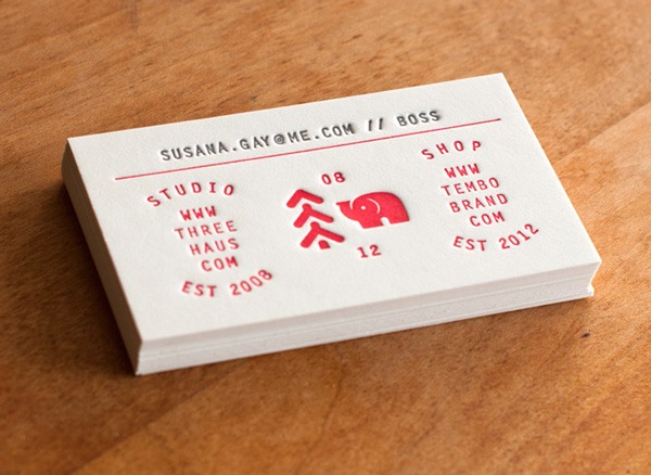 28 Beautiful Debossed Business Cards For Inspiration