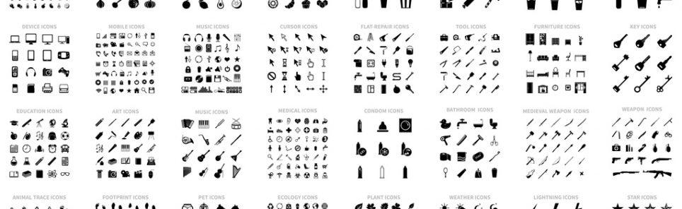 Big Collection of Basic Icons