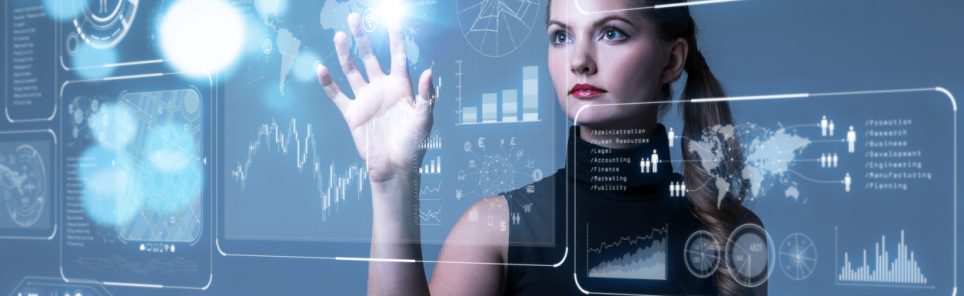 Futuristic user interface concept. Graphical User Interface(GUI). Head up Display(HUD). Internet of things.