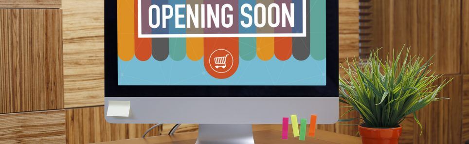 OPENING SOON text on screen