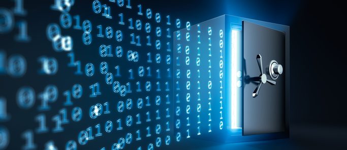 Data warping into safe box - 3D Rendering