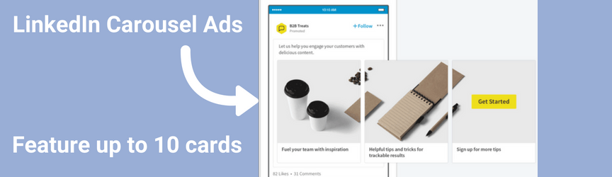 carousel linkedin ads ad recruitment campaigns power example