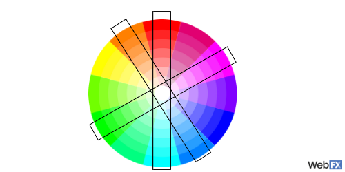 complementary colors on color wheel