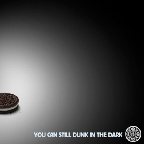 A contextual ad example from Oreo