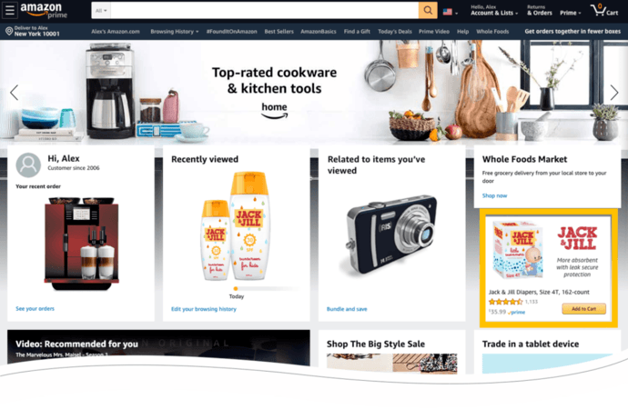 Amazon Sponsored Display Audiences example