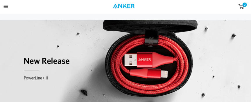 Anker website