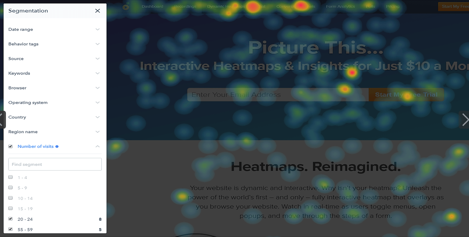 Lucky Orange heatmap test