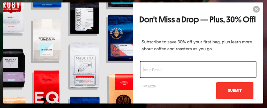 Email marketing guide: Offer example