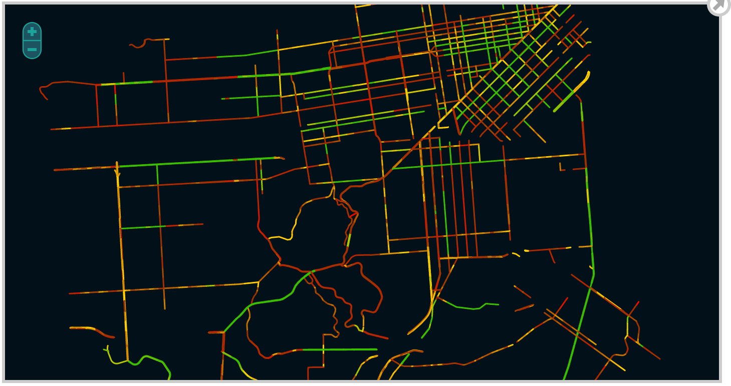 Polymaps visualization tool