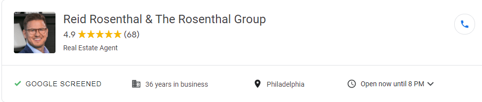 Local Services as for a law firm called the Rosenthal Group