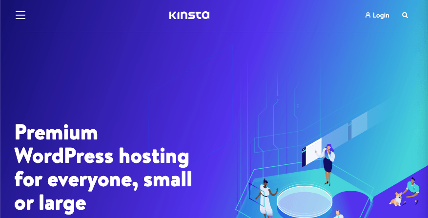 Kinsta's web hosting