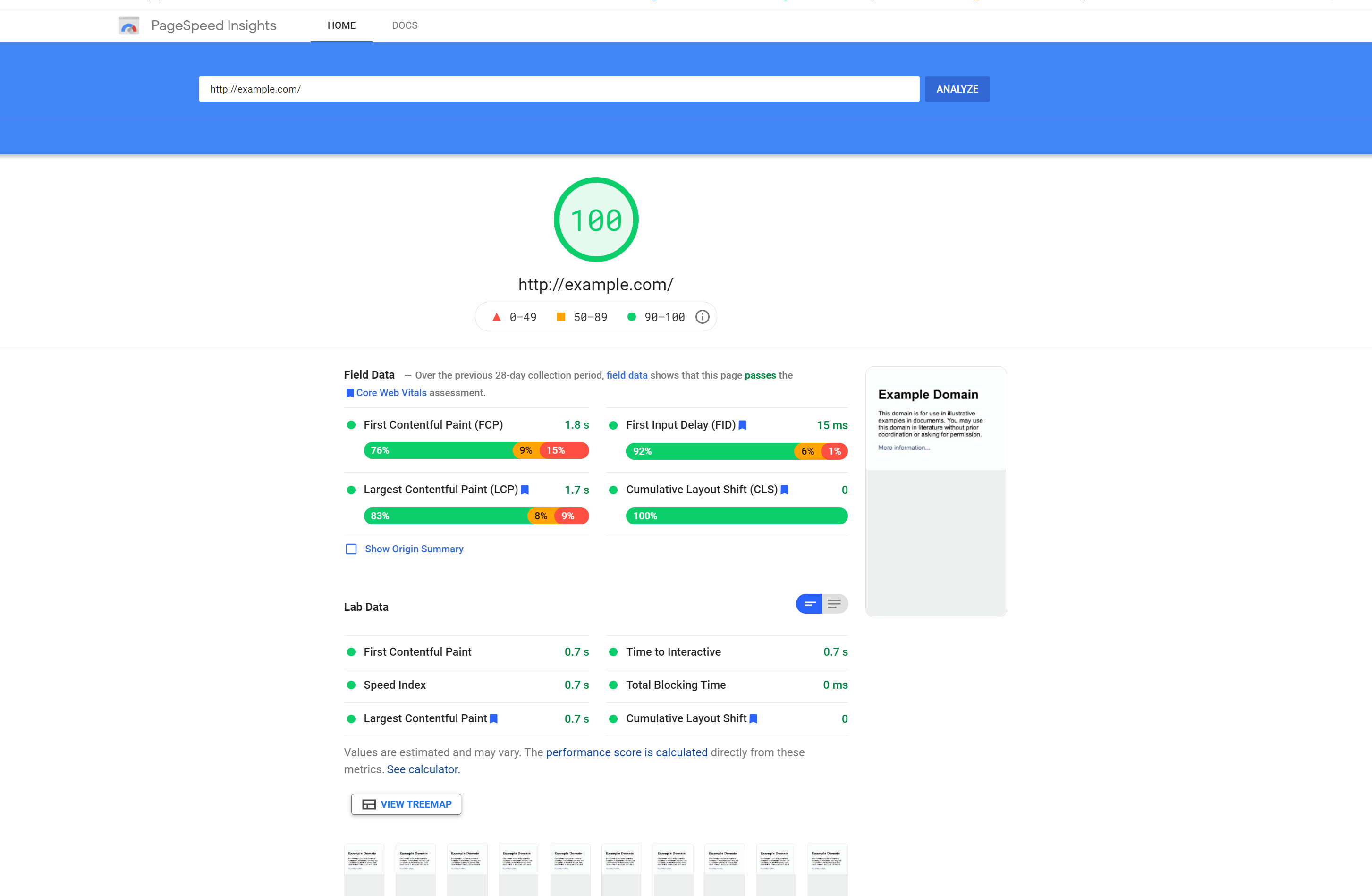 PageSpeed Insights