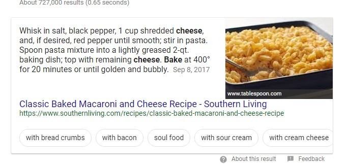 screenshot of mac and cheese in position zero