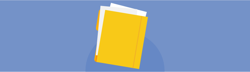 graphic of folder portfolio