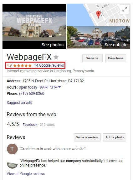 Google Ratings