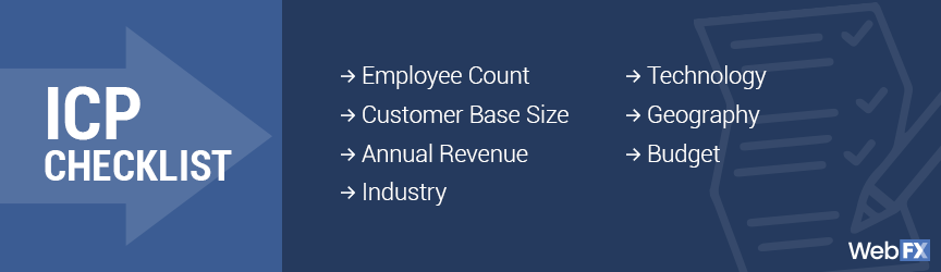 A checklist for ICP in ABM marketing services