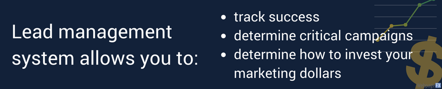 lead management allows you to
