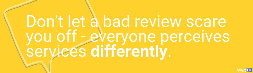 dont let a bad review deter you