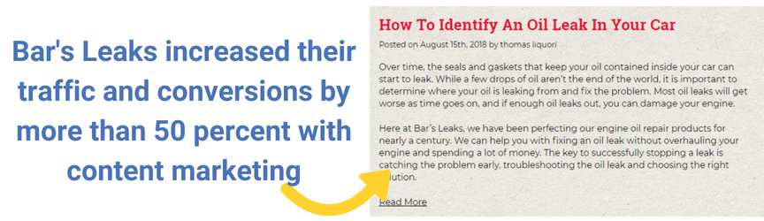 A case study for content marketing