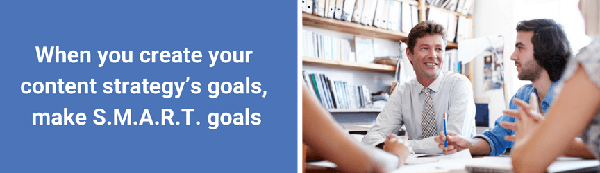 How to create goals for a content marketing strategy