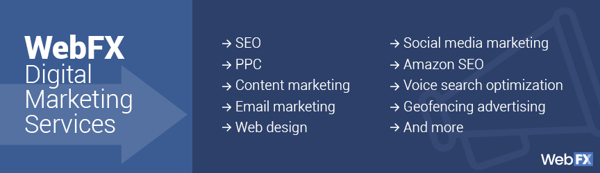 List digital marketing agency services